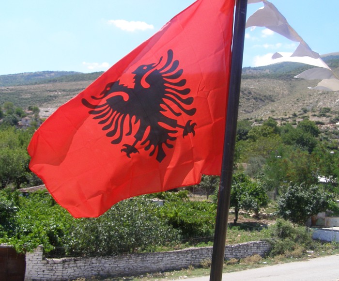 Albanische Flagge