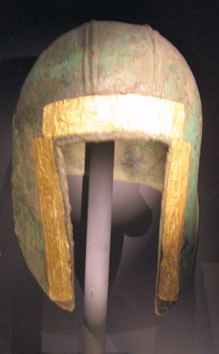 Thessaloniki, Arch�olog.Museum, Illyrischer Helm