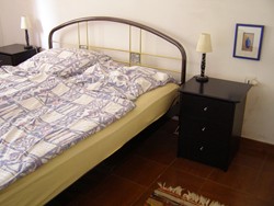 Ferienhaus Apulien Casa Olivo Schlafzimmer Bett
