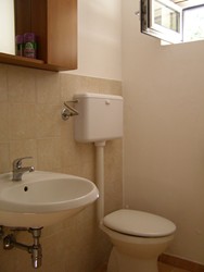Ferienhaus Apulien Trullo Bianco WC